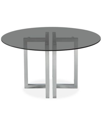 Emila Round Glass Dining Table, Created for Macy's