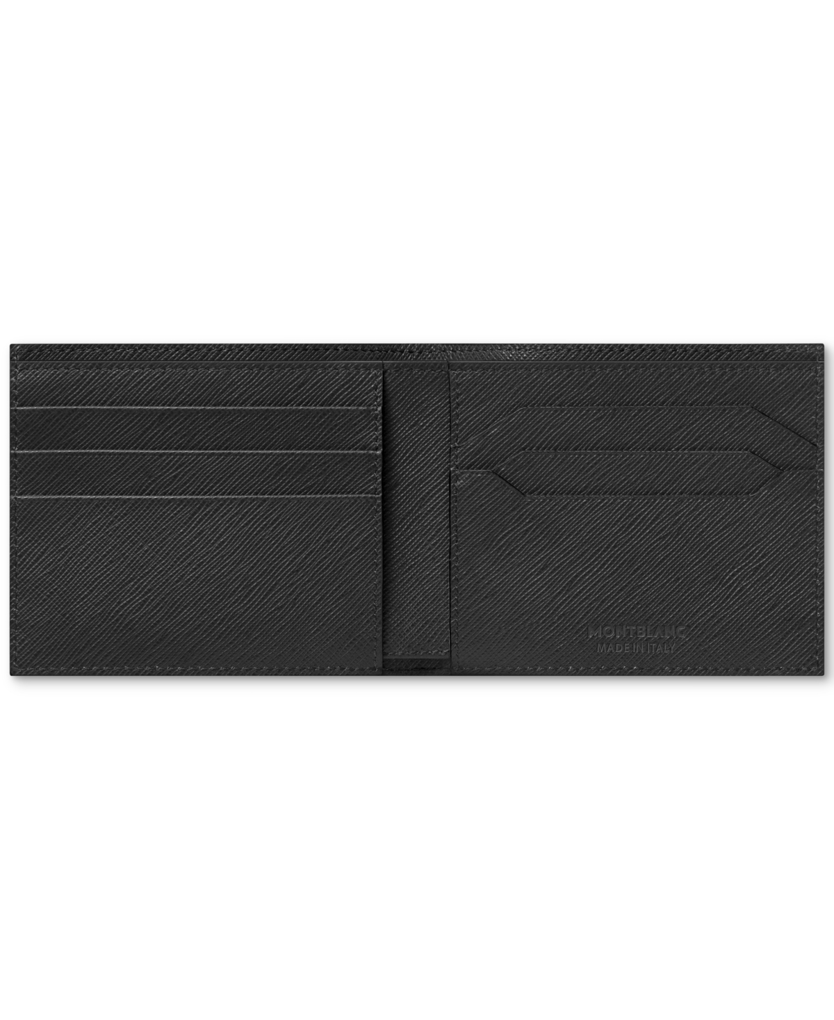 Shop Montblanc Sartorial Leather Wallet In Black