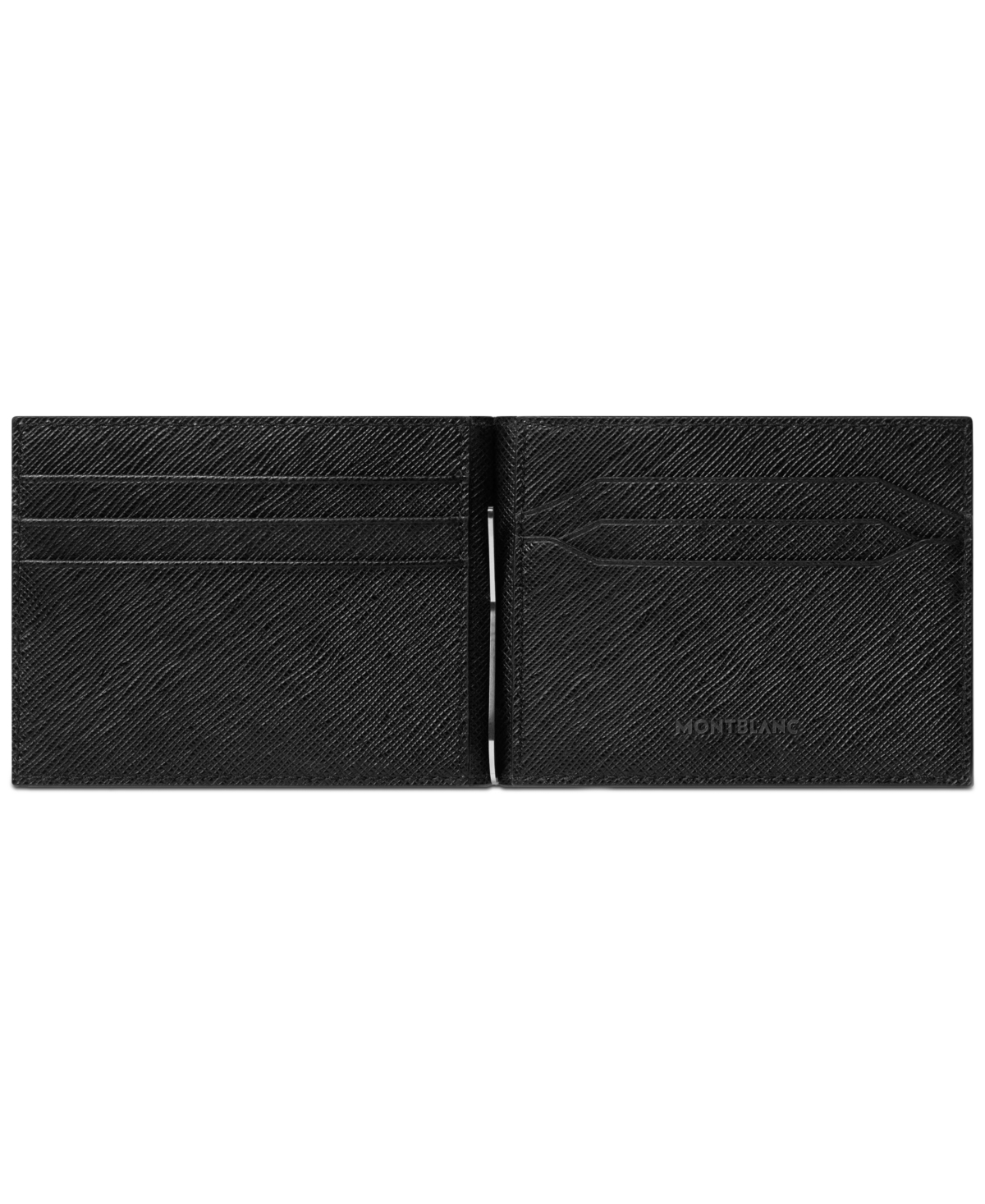 Shop Montblanc Sartorial Leather Wallet In Black