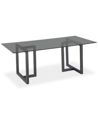 CLOSEOUT! Emila 30" Glass Rectangular Dining Table