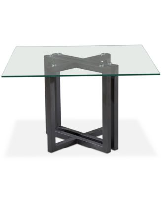 Emila Square Glass Dining Table, Created for Macy's