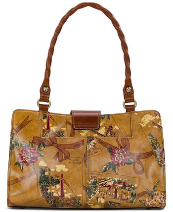 Patricia Nash Rienzo Medium Printed Leather Satchel Macy s