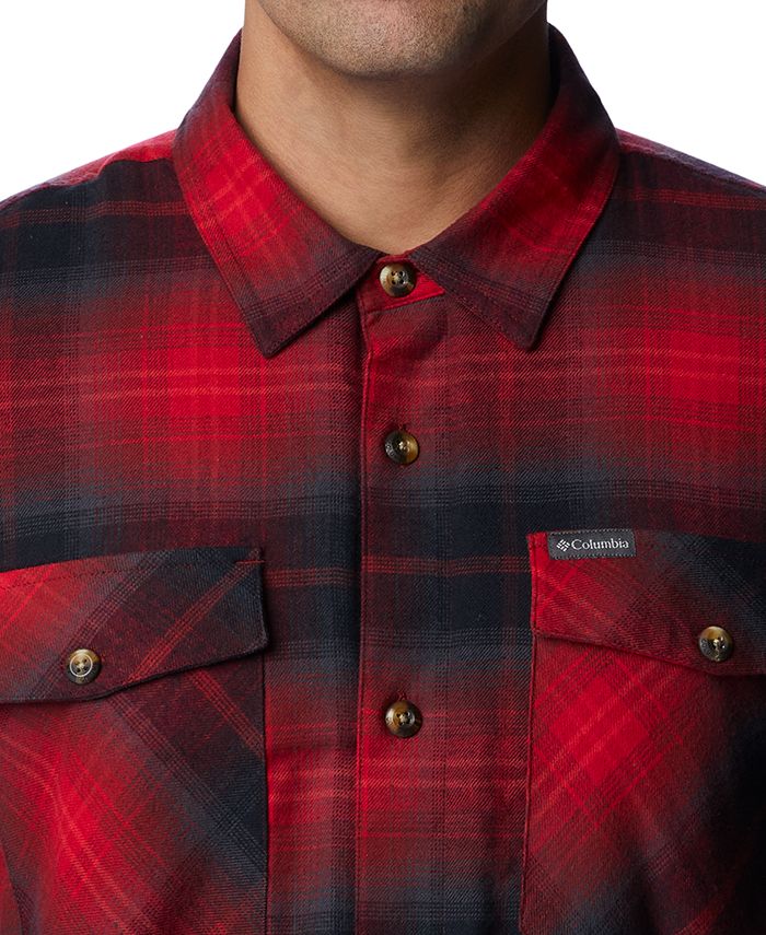 Columbia Men's Plaid SherpaLined Shirt Jacket & Reviews Coats