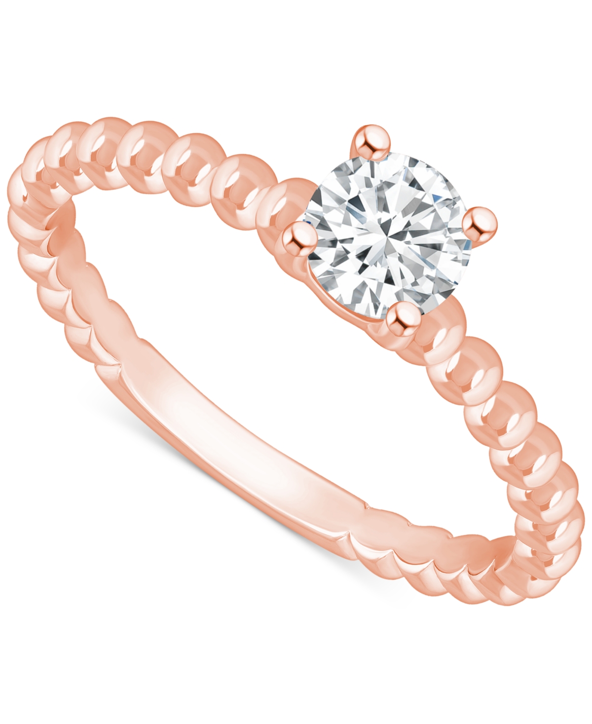 Macy's Diamond Engagement Ring (1/2 Ct. T.w.) In 14k White, Yellow Or Rose Gold