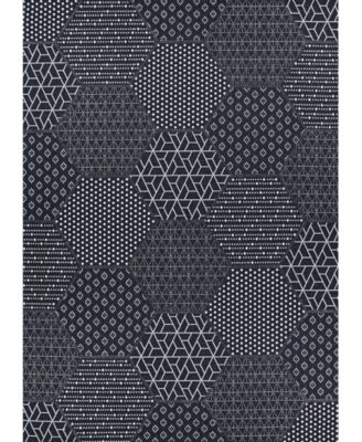Couristan Afuera Anode Area Rug In Black