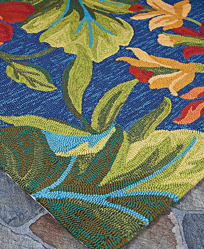 Couristan Covington Tropical Orchid 3'6" x 5'6" Area Rug Macy's