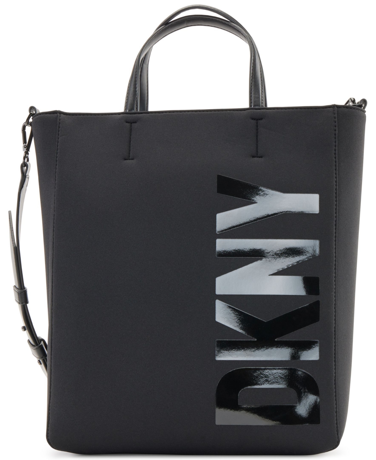 Dkny Tilly Logo Top zip Large Tote In Black black ModeSens