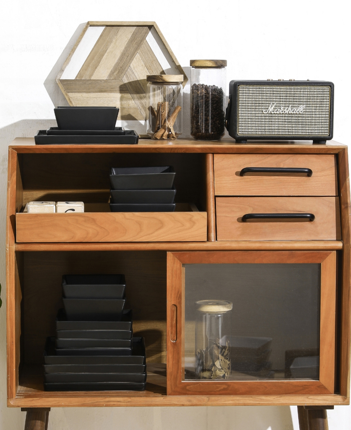 Stone Lain Grace Square Stoneware Pc. Dinnerware Set, Service For 4