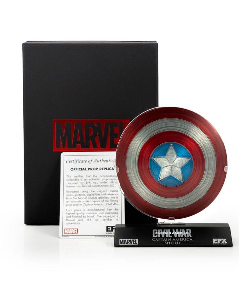 Детские фигурки EFX Collectibles Captain America: Civil War 4" Die Cast Shield Replica, 14 Years & Up