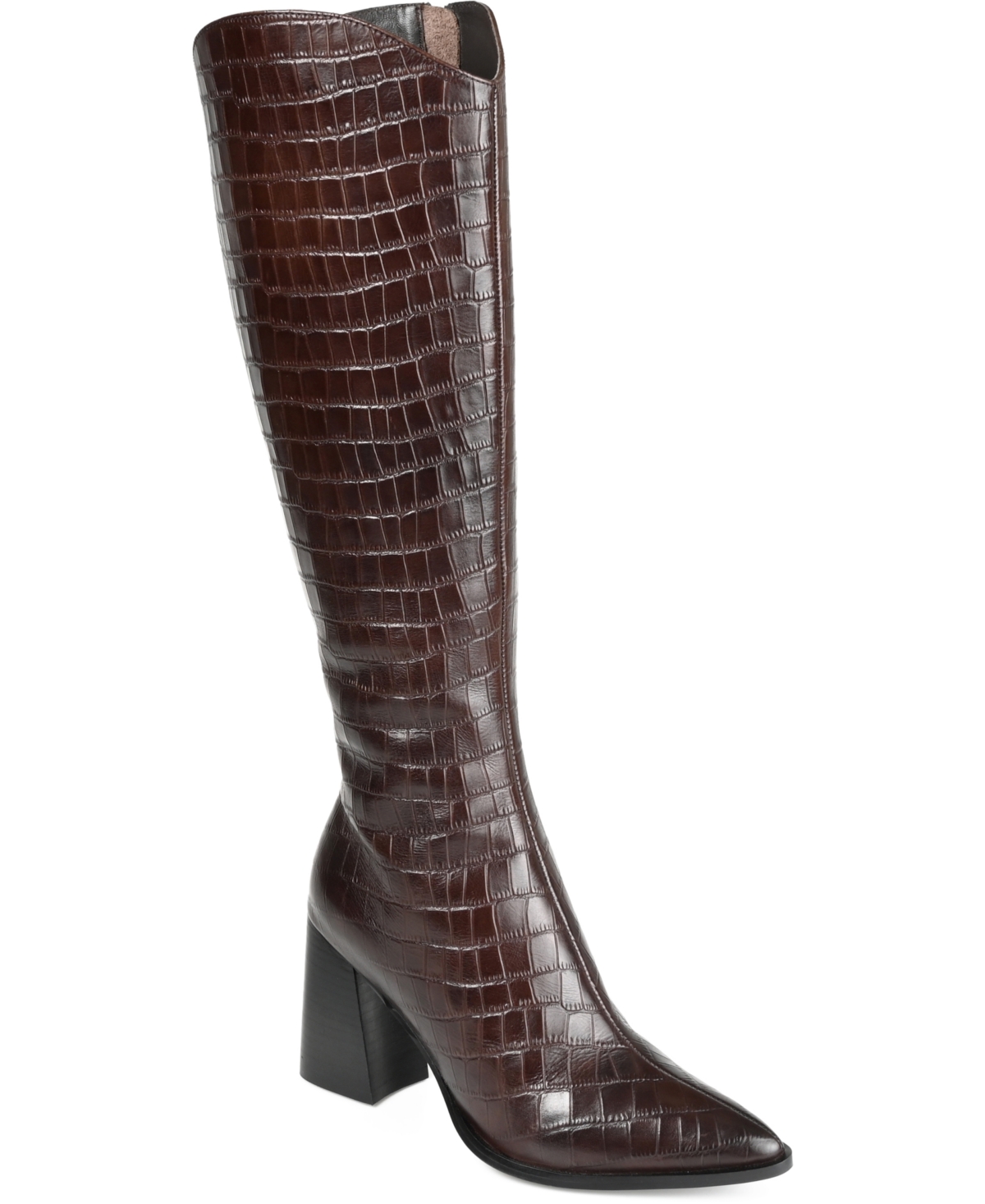 Shop Journee Signature Women's Laila Knee High Boots In Brown