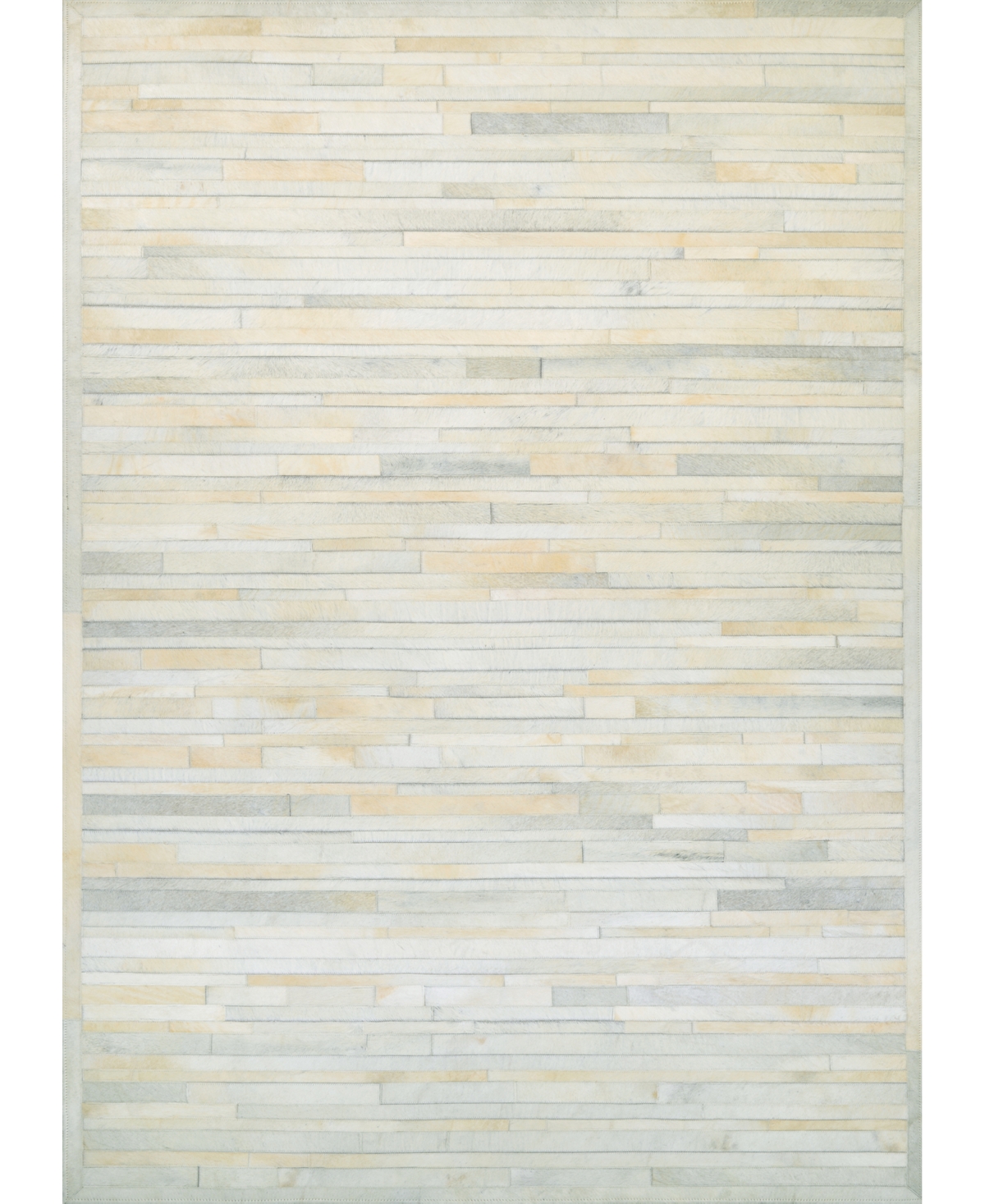Couristan Chalet Plank 5'6" X 8' Area Rug In Ivory