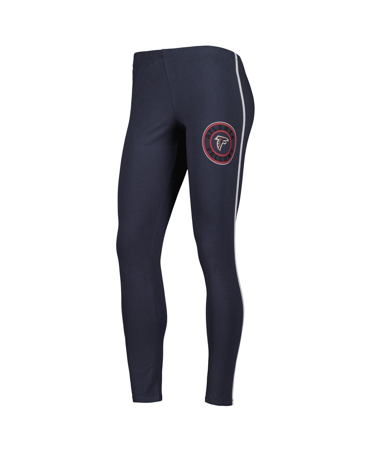 Shop Concepts Sport Women's  White, Charcoal Atlanta Falcons Sonata T-shirt And Leggings Sleep Set In White,charcoal