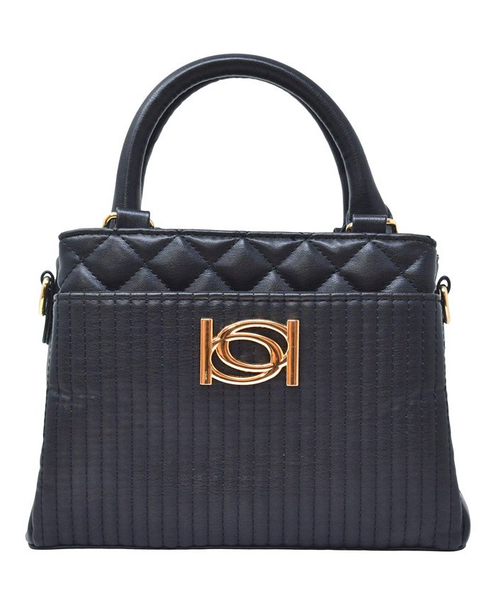 Bebe Women s Hazel Triple Entry Satchel Bag Macy s