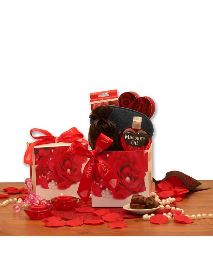 GBDS Bed of Roses Gift Set Wedding Gift Basket honeymoon gift set
