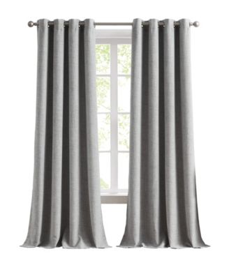 G.h. Bass & Co. G.h. Bass Co. Outdoor Terrain Grommet Blackout Lined Set 2 Panels Collection In Gray