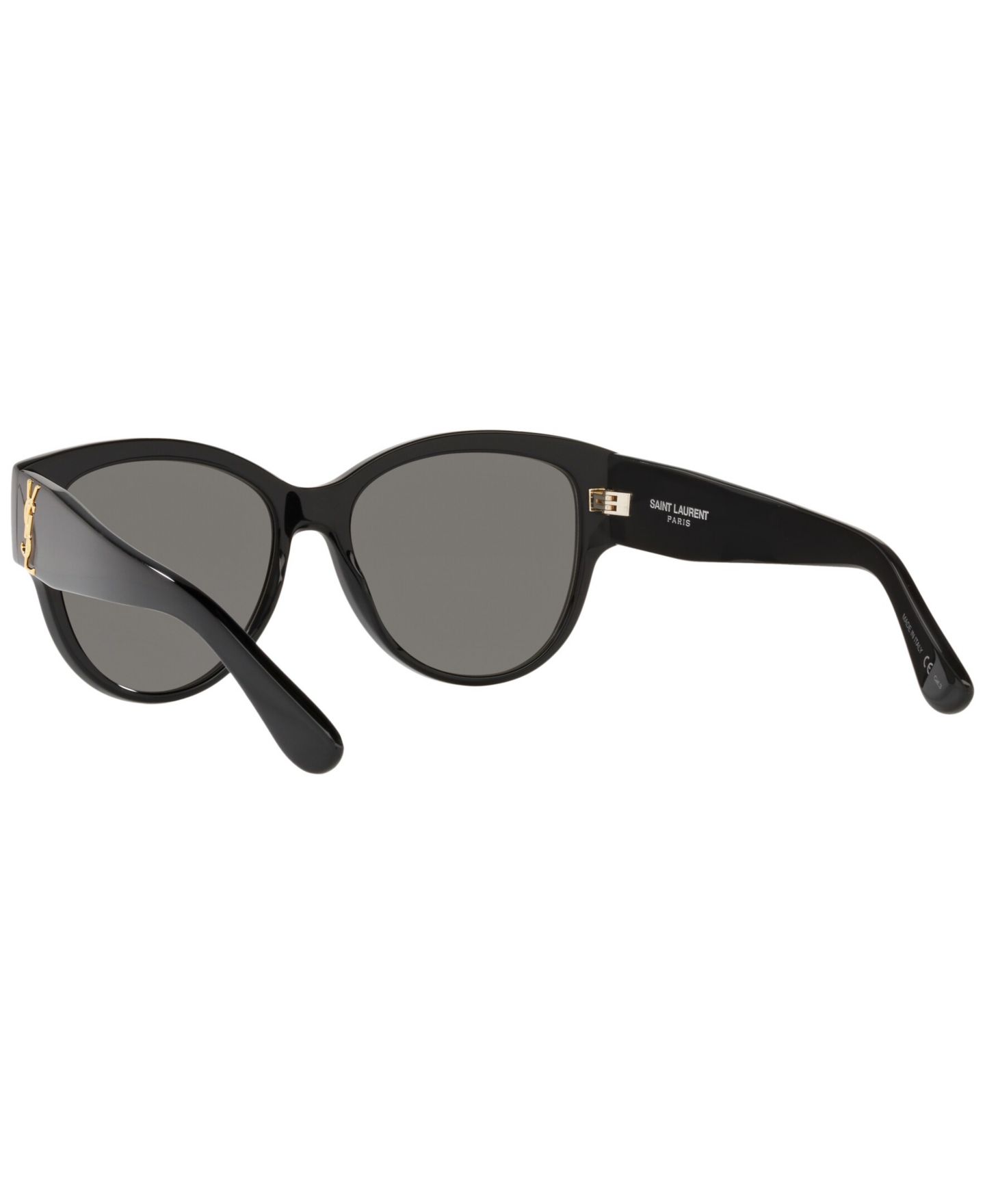 Солнцезащитные очки Saint Laurent Unisex Sunglasses, SL M3, цвет: Чёрный — фото 7