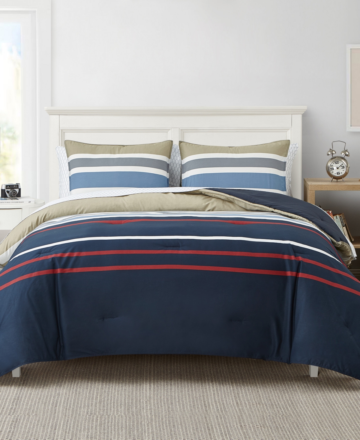 Nautica Bradford Reversible 3-Piece Comforter Set