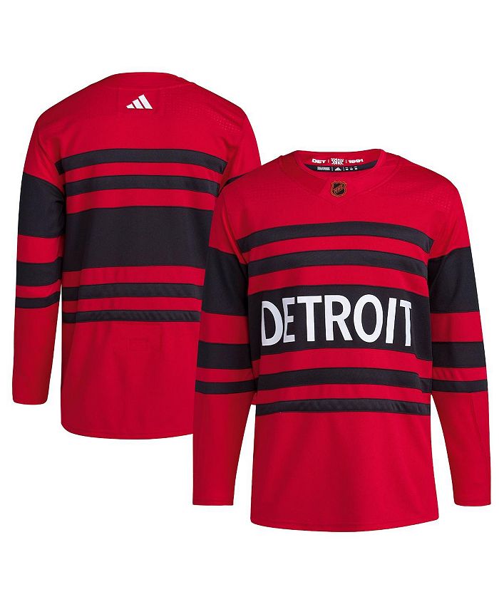 adidas Men's Red Detroit Red Wings Reverse Retro 2.0 Authentic Blank