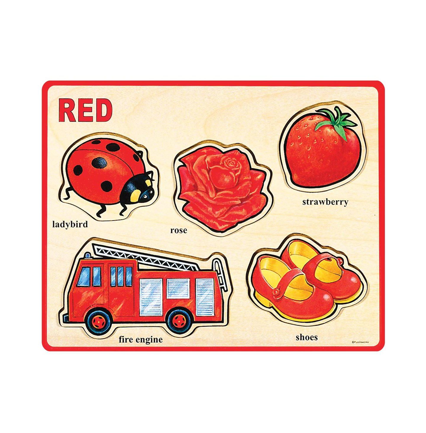 Детские игрушки Puzzleworks Basic Color and Word Puzzles - Set of 8 — фото 9