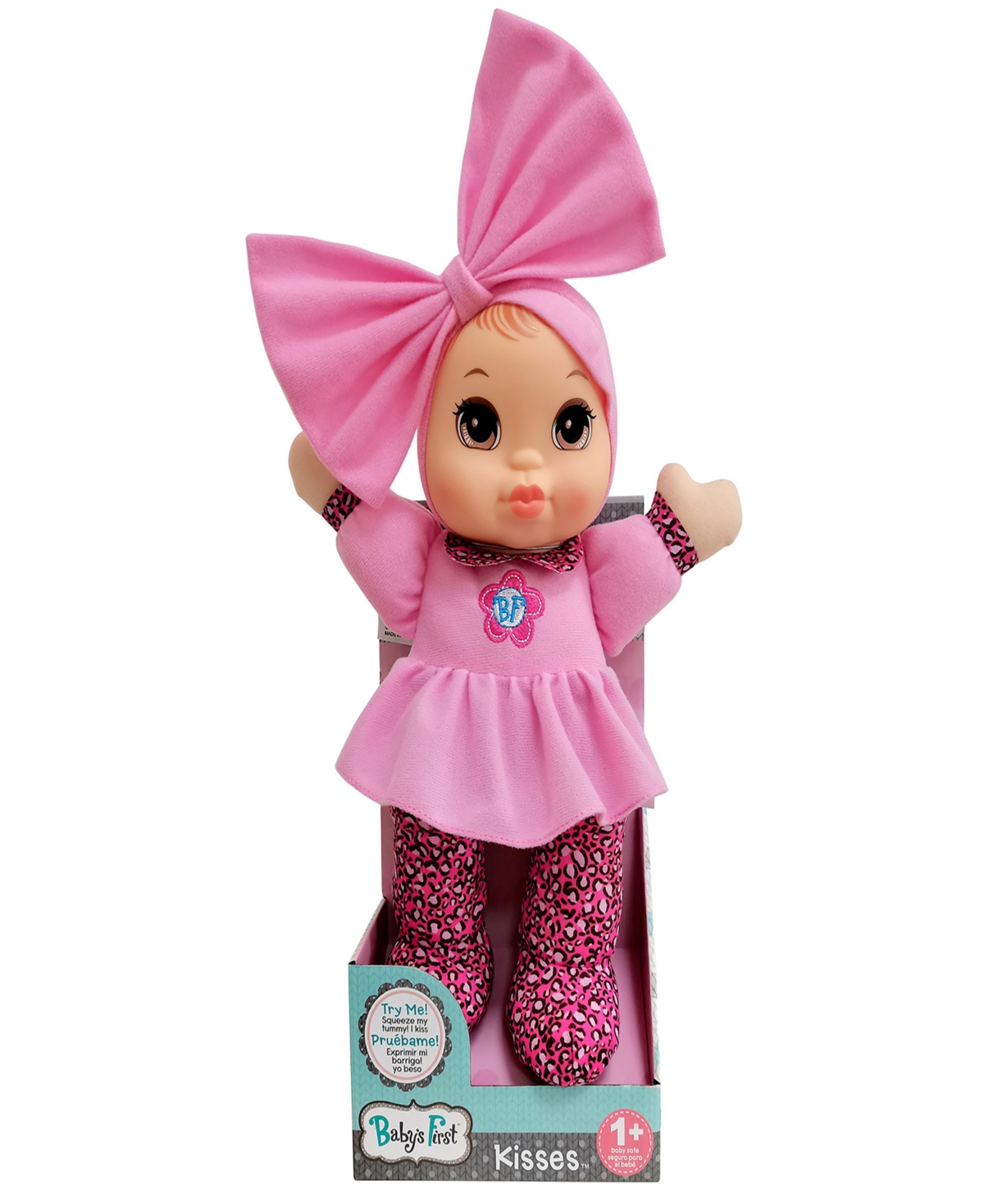 Baby's First By Nemcor Kisses Baby Doll Toy With Top In Multi