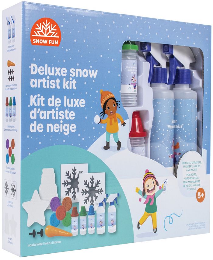 SNOWFUN Deluxe Snowman Artist Coloring Winter Snow Art Kit Macy's