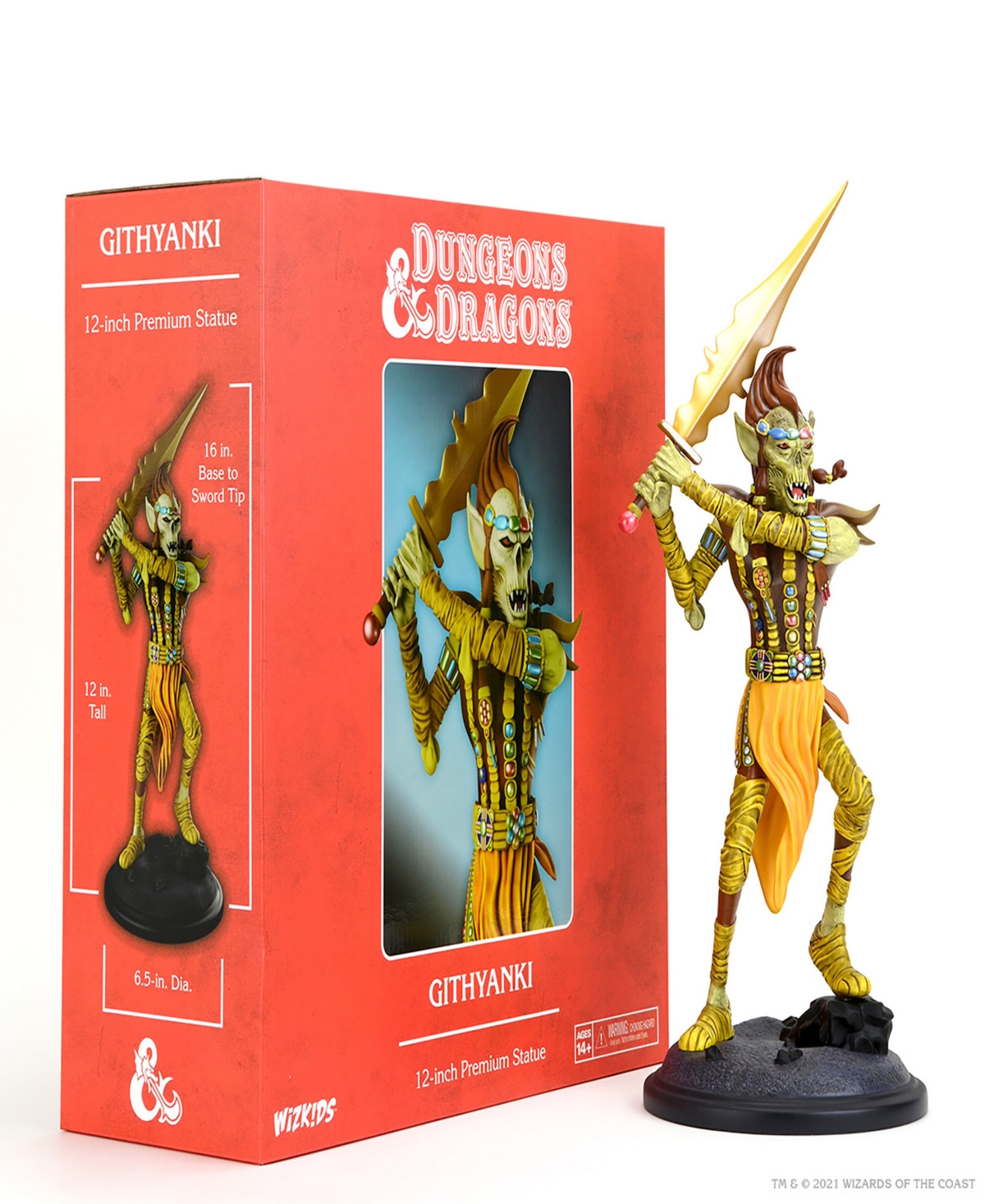 Wizkids Games Kids' Githyanki Premium Statue Painted Figure Role Playing Game In Multi