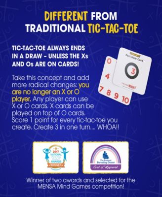 Tic Tac Whoa the 5-in-1 Tic Tac Toe Card Game