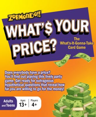 What's Your Price Card Game
