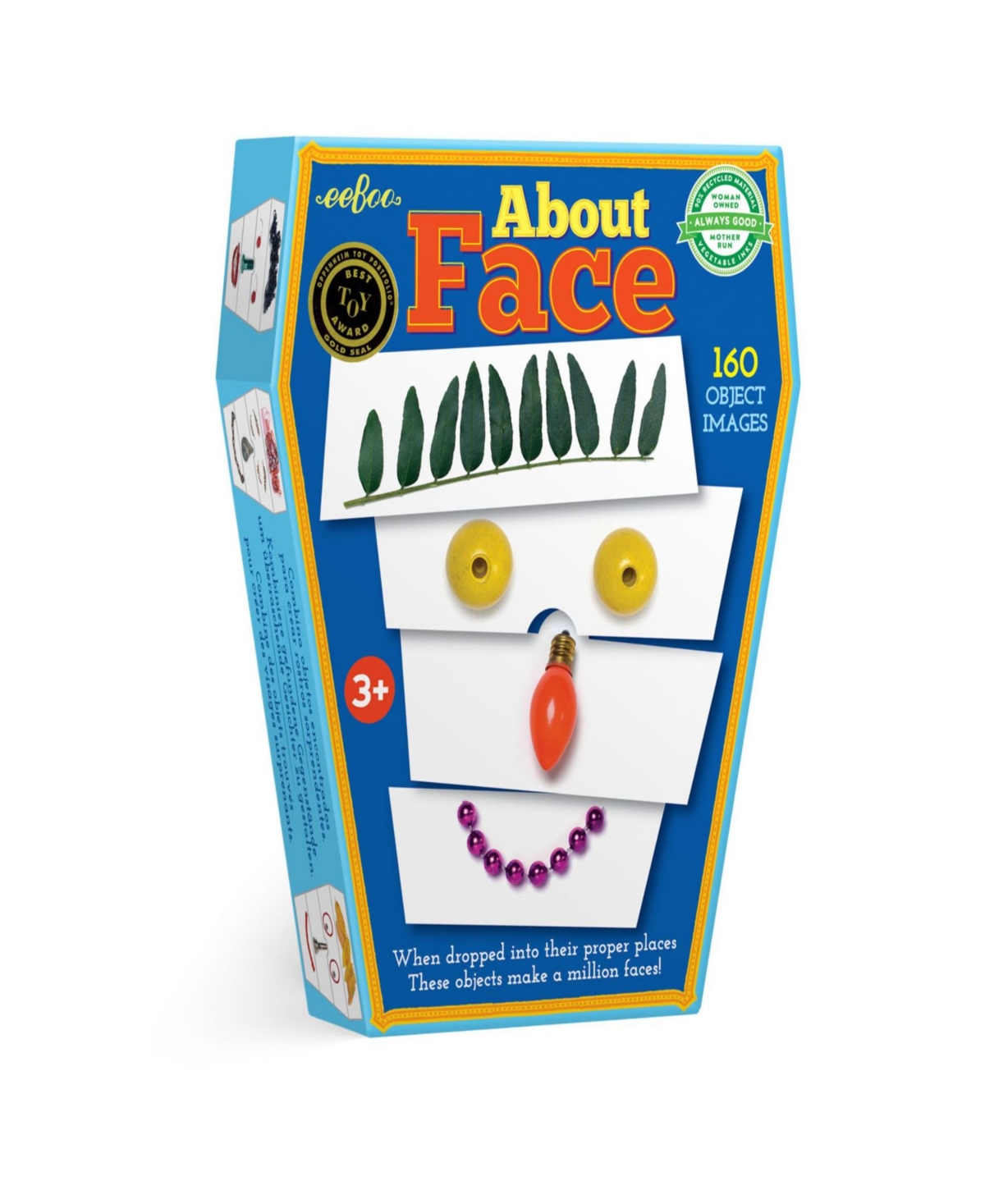 Eeboo About Face Object Cards In Multi