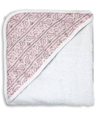 3 Stories Trading Baby Boys or Baby Girls Muslin Lined Hooded Towel - Pink 27$