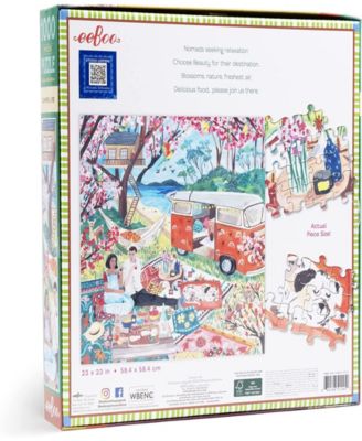Eeboo Camper Life 1000 Square Puzzle