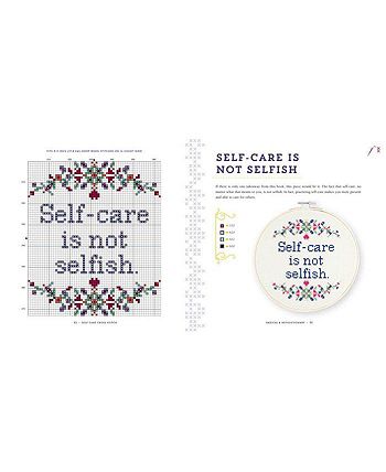 Barnes & Noble Self-Care Cross-Stitch: 40 Uplifting & Irreverent ...