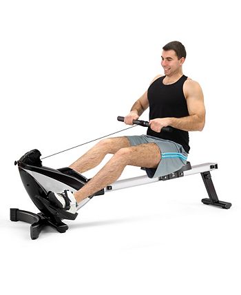 Costway Magnetic Rowing Machine Folding Rower with LCD Display
