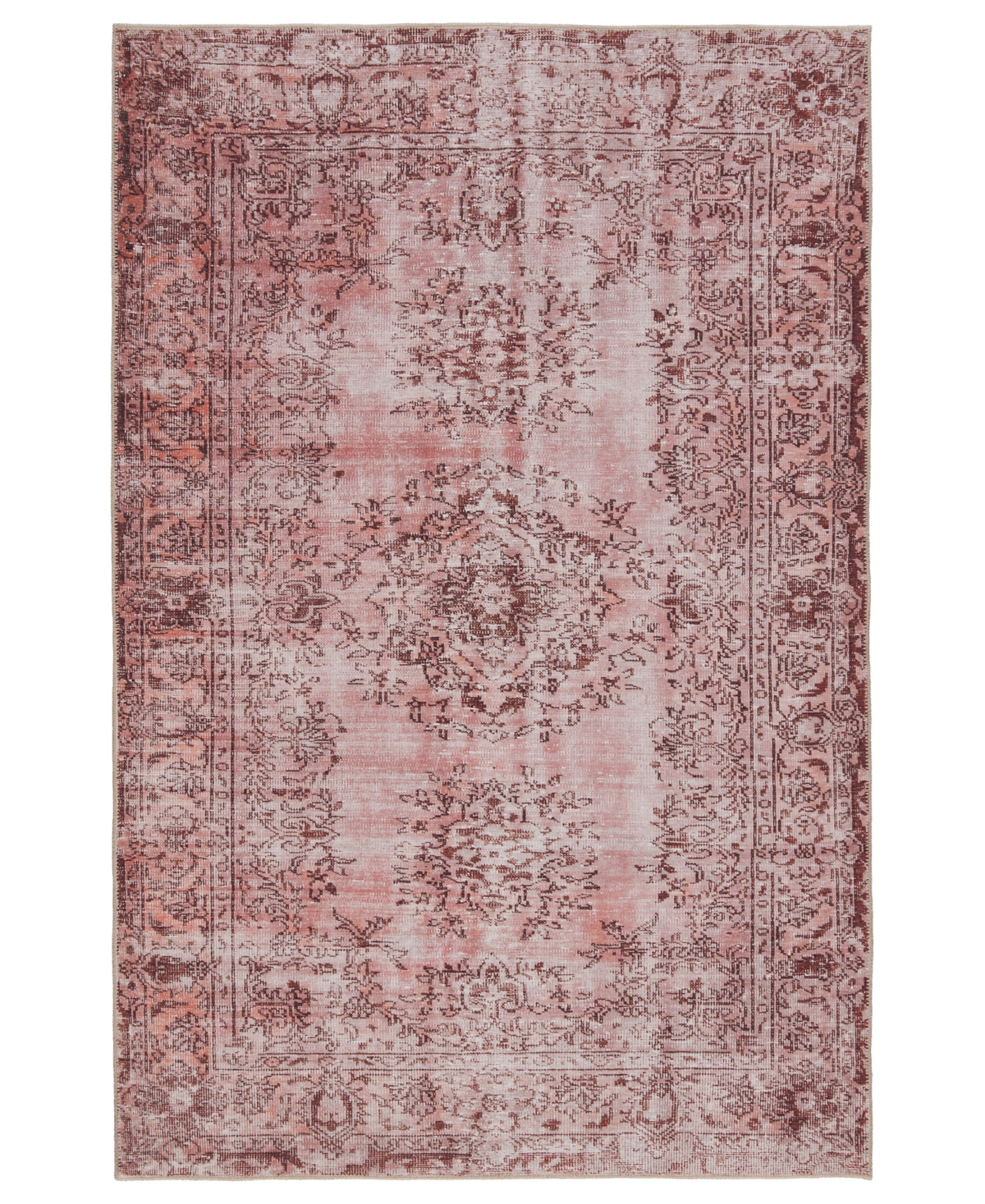 Kate Lester Harman HBL02 5' x 7'6in Area Rug - Pink
