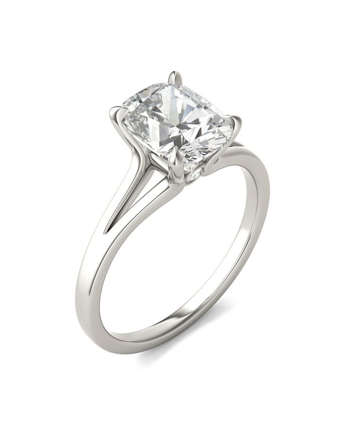 Charles & Colvard Moissanite Oval Solitaire Ring (2-1/3 Ct. t.w ...