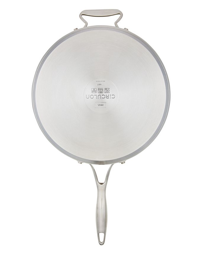 Circulon Stainless Steel 5 Quart Induction Saute Pan with Lid and