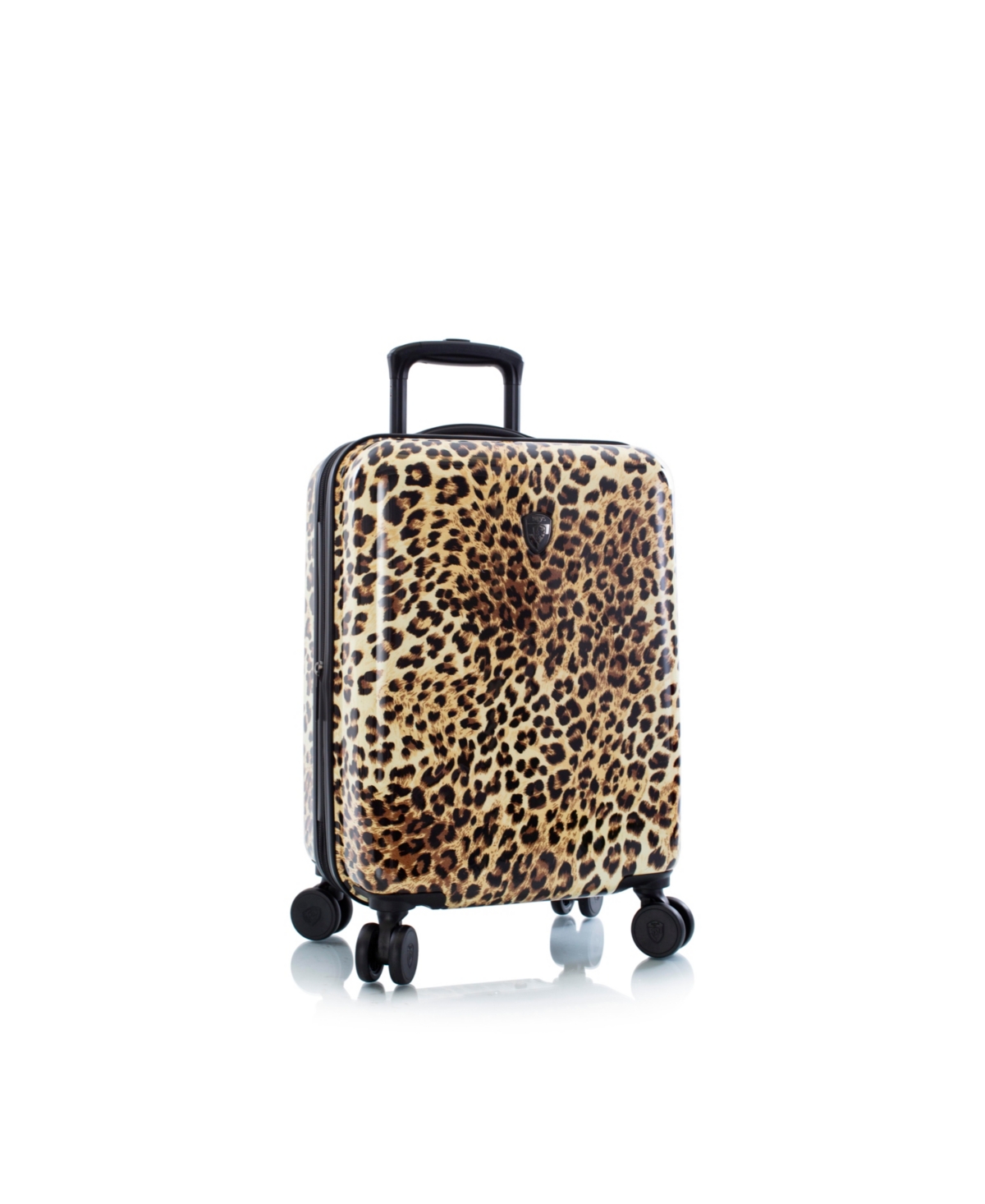 Shop Heys Fashion 21" Hardside Carry-on Spinner Luggage In Brown Leopard