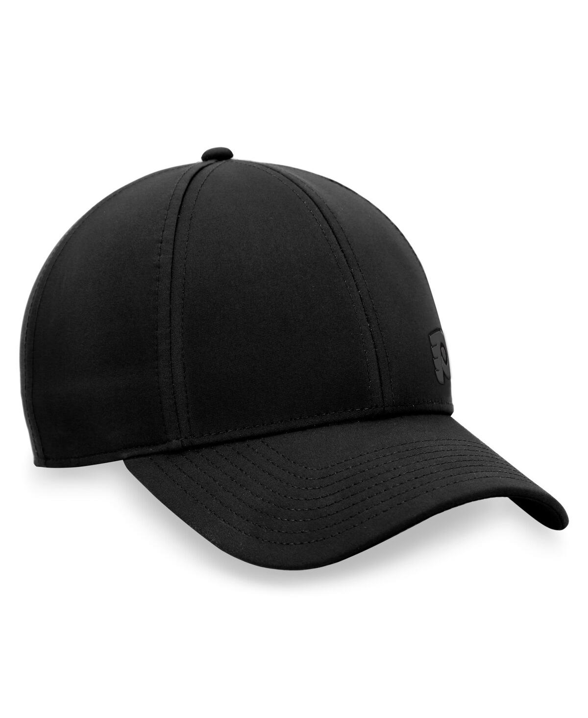 Shop Fanatics Women's  Black Philadelphia Flyers Authentic Pro Road Structured Adjustable Hat
