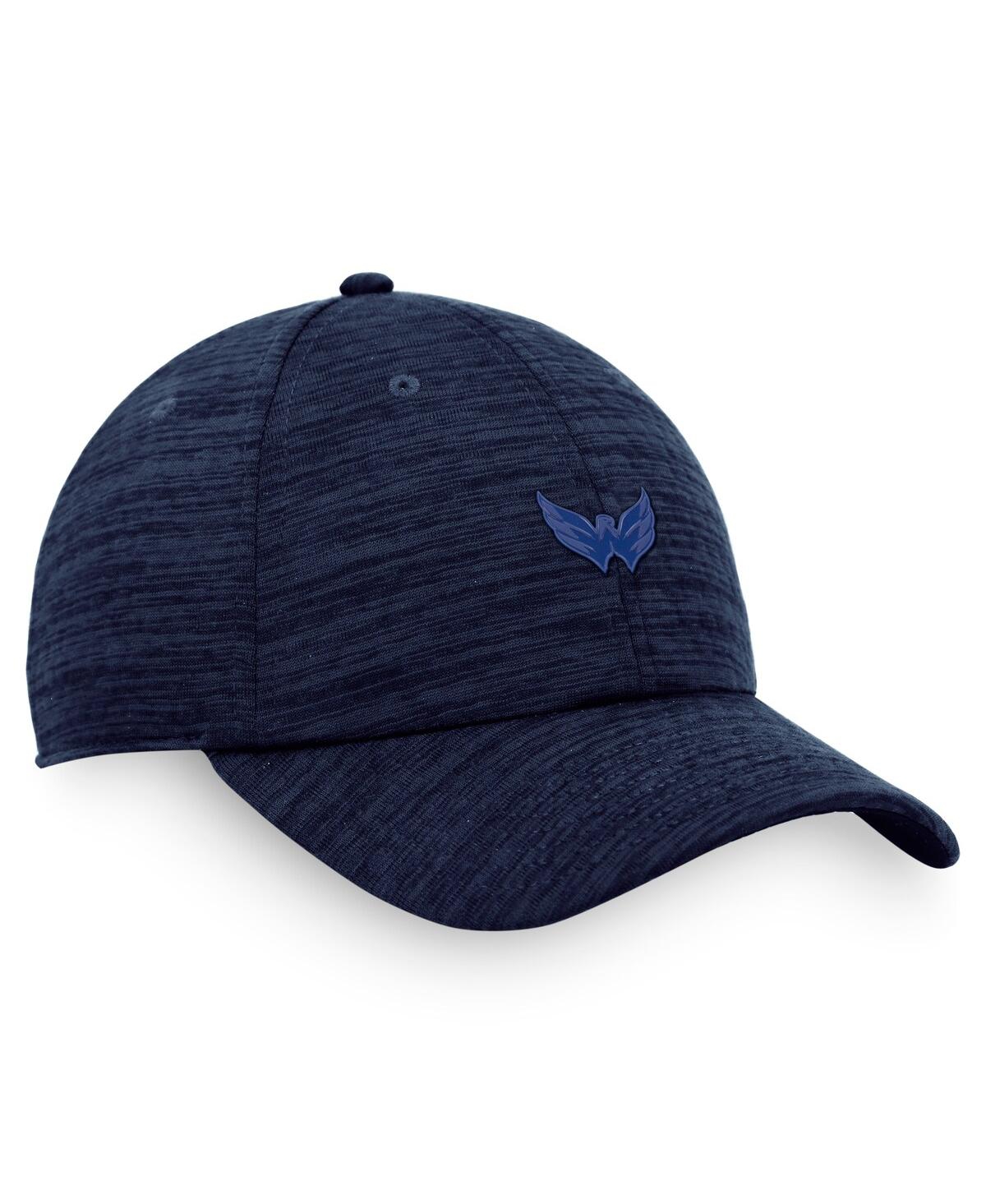 Shop Fanatics Men's  Navy Washington Capitals Authentic Pro Road Snapback Hat