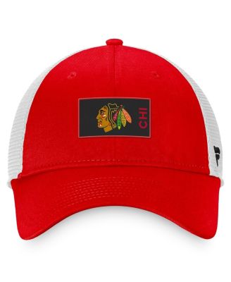 Men's Red Chicago Blackhawks Authentic Pro Rink Trucker Snapback Hat
