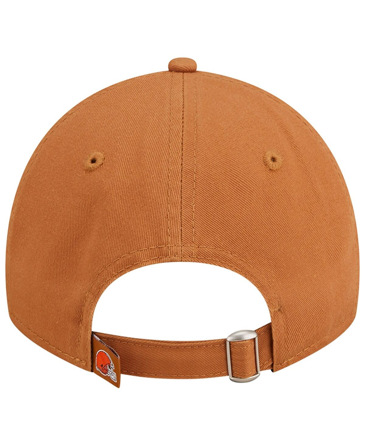 Shop New Era Men's  Brown Cleveland Browns Core Classic 2.0 9twenty Adjustable Hat