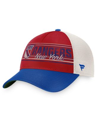 Men's Fanatics Red, Royal New York Rangers True Classic Retro Trucker ...