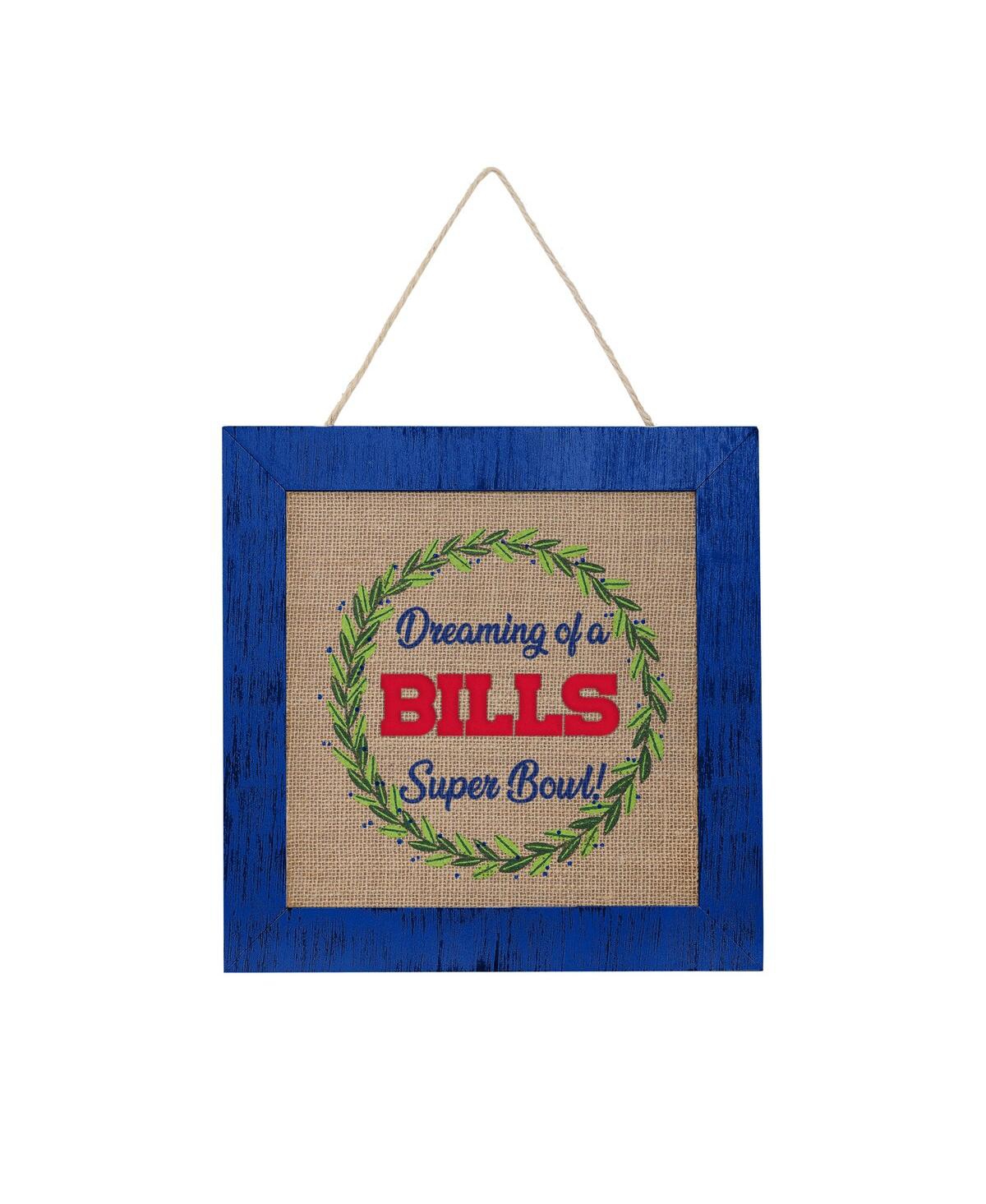 Foco Buffalo Bills 12'' Double-sided Burlap Sign In Blue