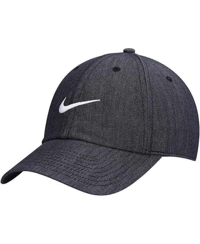 Nike Men's Black Heritage86 Denim Adjustable Hat - Macy's