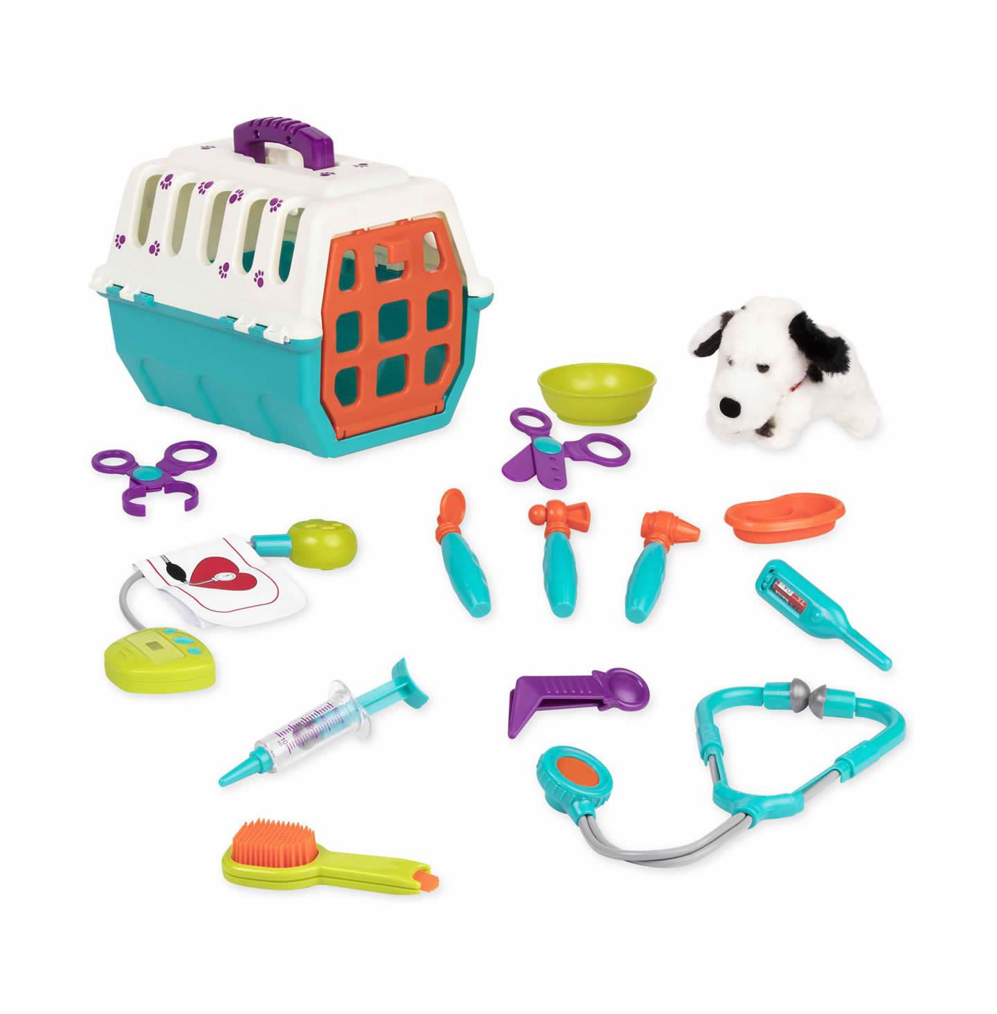 Детские игрушки Battat Dalmatian Vet Kit 16-Piece Playset, Ages 2+ — фото 7