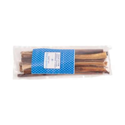 12-Inch Standard Bully Sticks (10-Pack) - All-Natural, High-Protein, Low-Odor Dog Treats