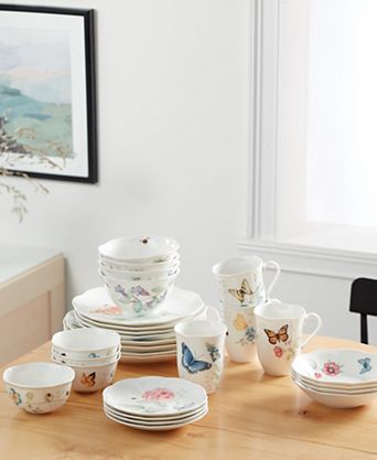 Lenox Butterfly Meadow Dinnerware - Macy's Lenox Butterfly Meadow Dinnerware - Macy's