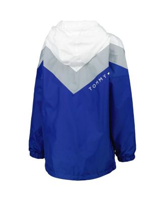 Women's Blue, Silver Tampa Bay Lightning Staci Half-Zip Windbreaker Jacket