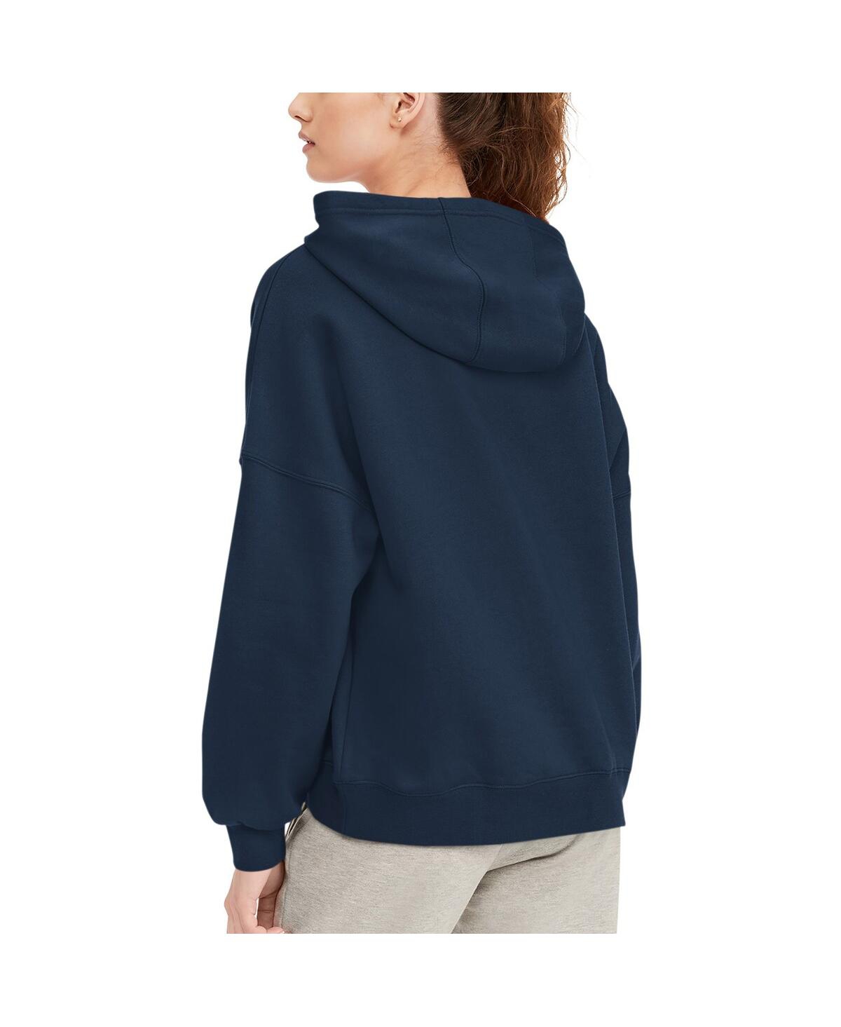 Shop Tommy Hilfiger Women's  Navy Dallas Cowboys Becca Dropped Shoulders Pullover Hoodie