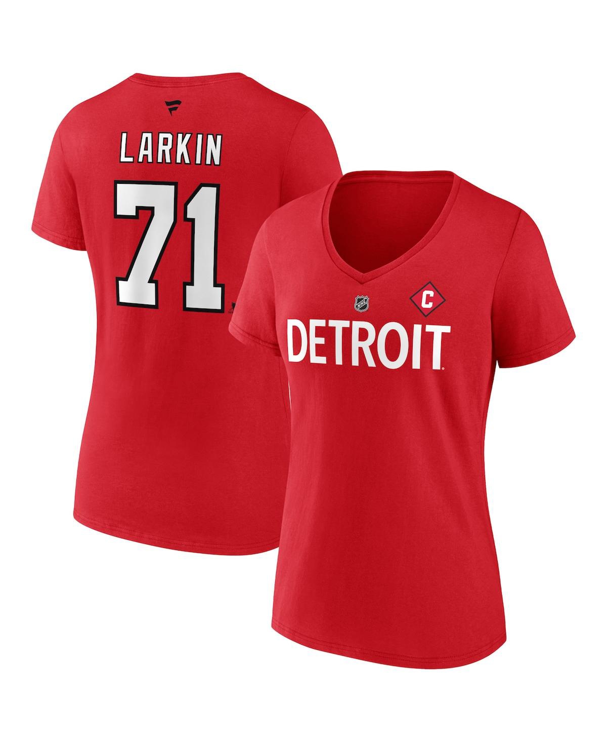 Women's Fanatics Branded Red Washington Capitals Any Name & Number Playmaker V-Neck Long Sleeve T-Shirt Size: Medium